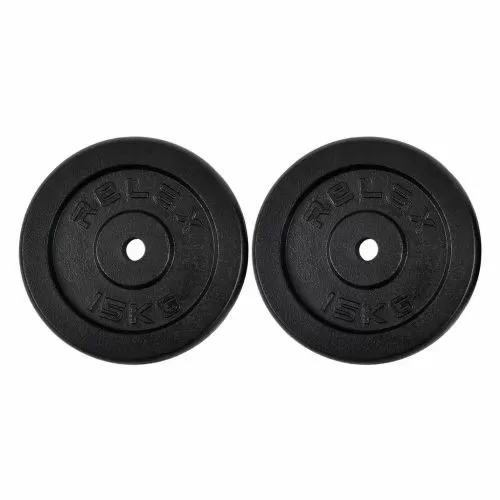 RING Tegovi 2x15kg crni standardni liveni  - RX PLO1-15