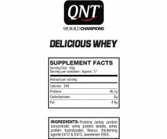 Delicious Whey Protein, 2,2kg Vanila QNT