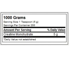 Creatine Monohydrate, 300gr UN