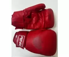 RING RS 2411-10 rukavice 10 OZ PVC red OUTLET