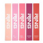 RING mini band set 5 pink (MINI BAND-SET 5 PINK XL+L+M+H+XH)-RX MINI BAND SET 5 PINK