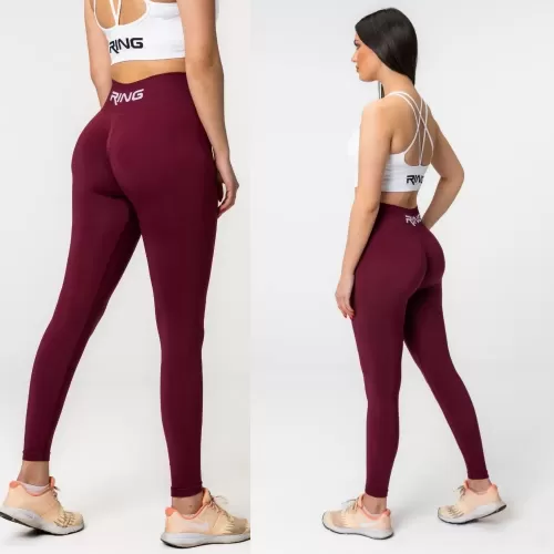 RING Flow Seamless helanke Burgundy