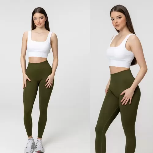 RING Flow Seamless helanke Deep Olive