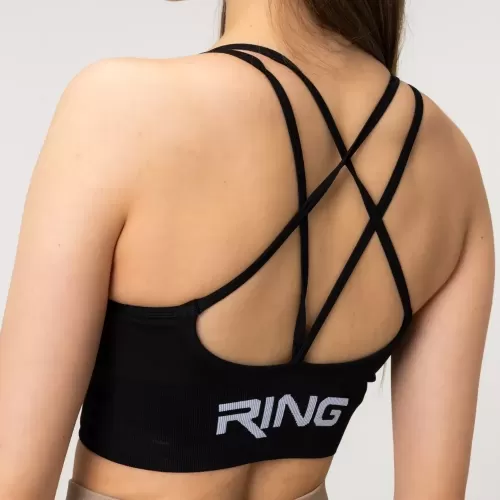 RING X-Back Top Jet Black