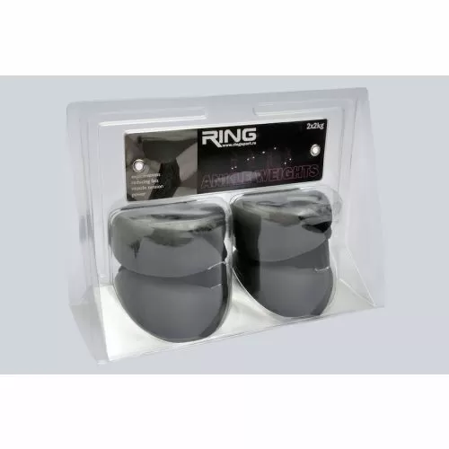 RING Tegovi sa čičkom od 2x 2kg (tamno sivi) - RX AW 2201